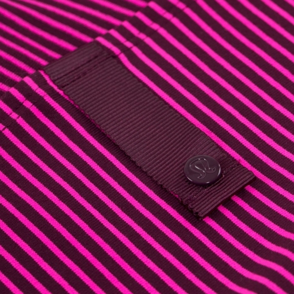 EUC! Lululemon Vinyasa Scarf- Hyper Stripe Raspberry Glo Lite - Picture 3 of 6